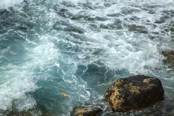 Stok fotoğraf: Deniz · su · dalgalar · fırtına · dalga · sıçrama