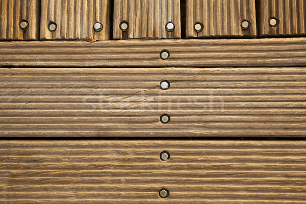 Wooden Deck Frontal Stock photo © eldadcarin