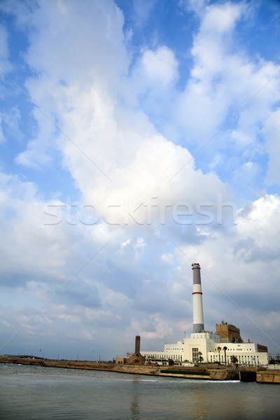 Power Plant by the River Stock photo © eldadcarin