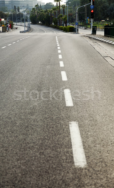 Empty Urban Road Stock photo © eldadcarin