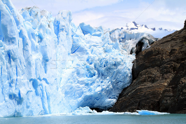 Glacier and Rock Cliff Stock photo © eldadcarin