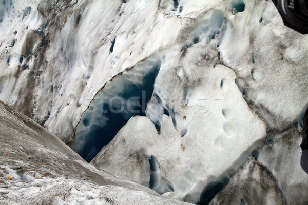 氷河 混合した 土壌 自然 白 ストックフォト © eldadcarin