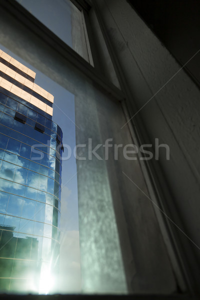 Office Building Through Window Stock photo © eldadcarin