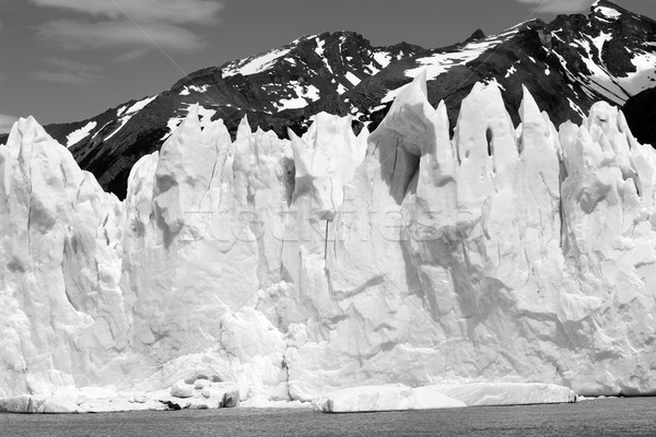 Imagine de stoc: Aisberg · stâncă · apă · munte · cer · natură