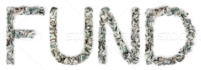 Fund - Crimped 100$ Bills Stock photo © eldadcarin