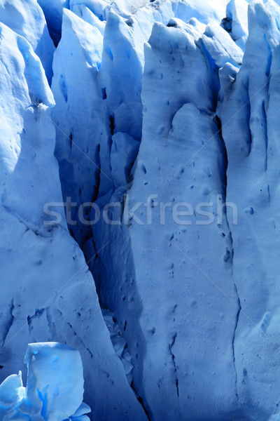 Gletscher Verletzung Lücke Südamerika Natur weiß Stock foto © eldadcarin