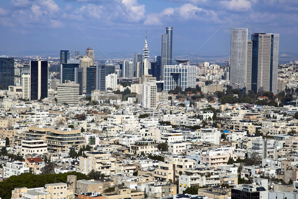 Downtown Tel-Aviv Skyline Stock photo © eldadcarin