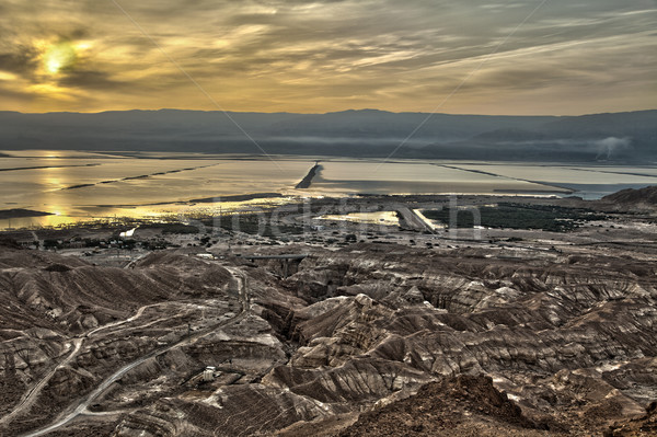 View on Dead Sea at Sunrise Stock photo © eldadcarin