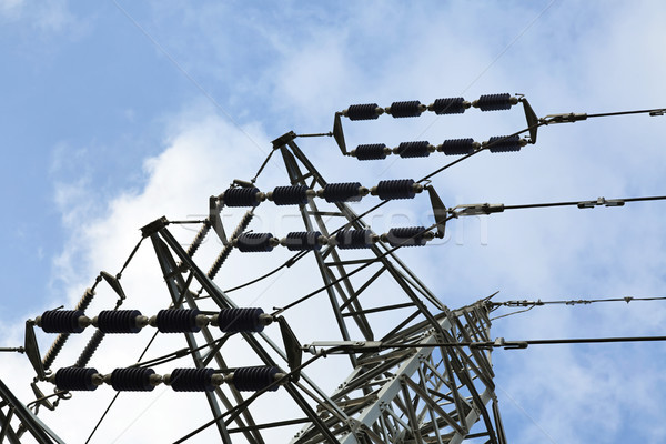 Electricity Pylon Detail Stock photo © eldadcarin