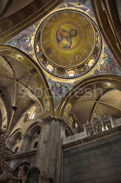Pantokraktor Mosaic - Holy Sepulchre Stock photo © eldadcarin