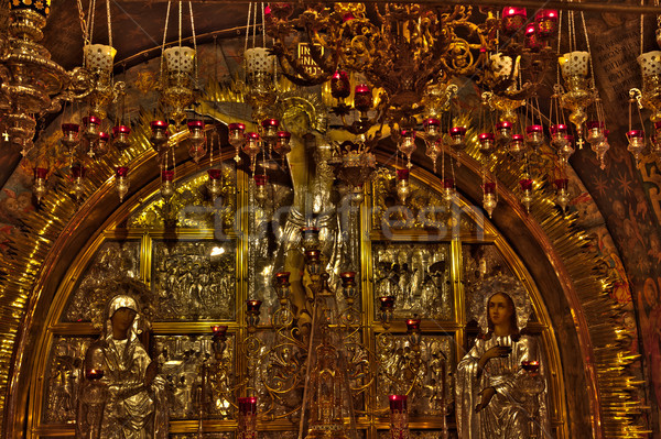 Altar of the Crucifixion Stock photo © eldadcarin