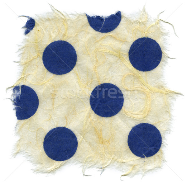 Stockfoto: Geïsoleerd · rijst · Papierstructuur · Blauw · textuur