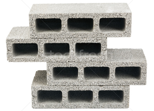 Isolated Construction Blocks - Three Stock photo © eldadcarin