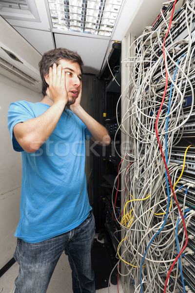 Network Cables Horror Stock photo © eldadcarin