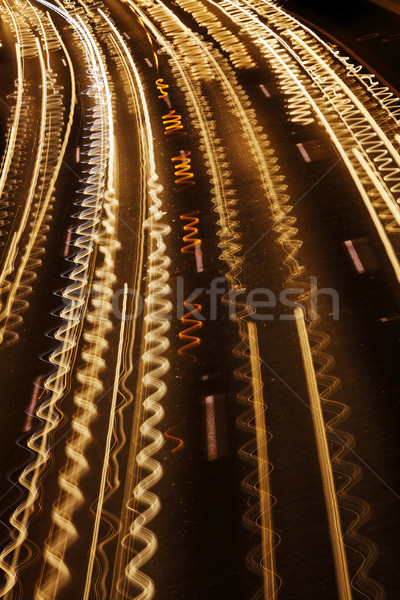 Squiggly Traffic River Stock photo © eldadcarin