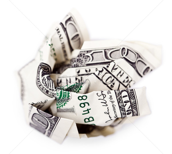 Isolated Crimped Cash Stock photo © eldadcarin