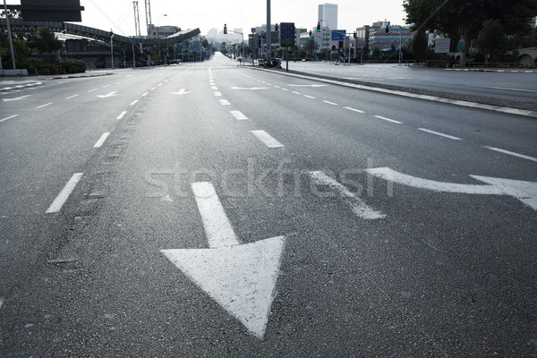 Early Morning Vacant Intersection Stock photo © eldadcarin