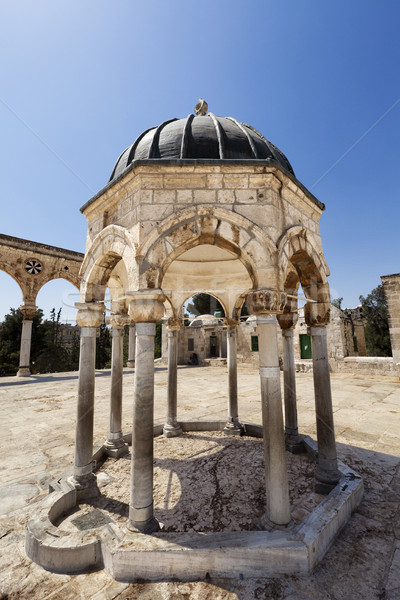 Dome of the Rock Yard Structure Stock photo © eldadcarin