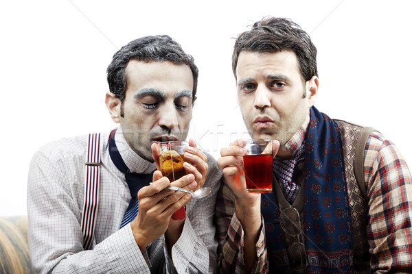 Wannabe Seniors Sipping Some Tea Stock photo © eldadcarin