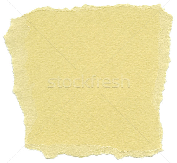 Isolated Fiber Paper Texture - Buff Yellow XXXXL Stock photo © eldadcarin