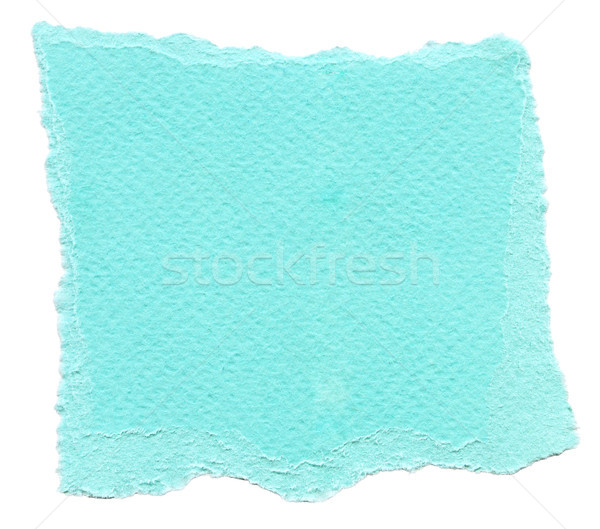 Isoliert Faser Papierstruktur cyan Textur Papier Stock foto © eldadcarin
