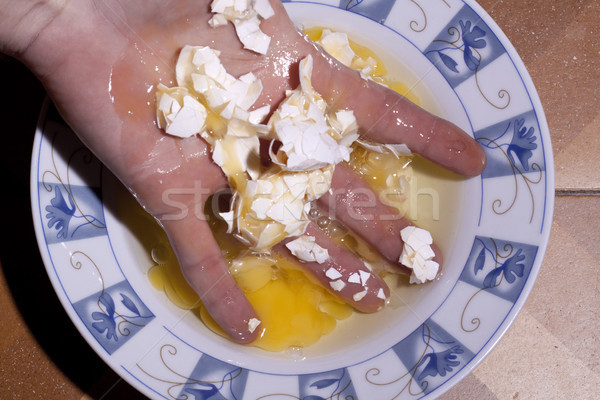 Crushed Egg Shell Stock photo © eldadcarin