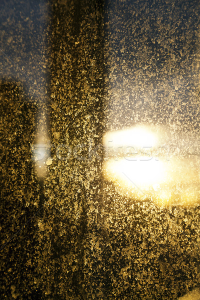 Stock foto: Nachmittag · Sonne · zurück · Beleuchtung · befleckt · Fenster