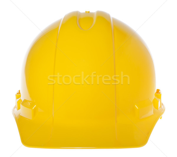Isolated Hard Hat - Frontal Yellow Stock photo © eldadcarin