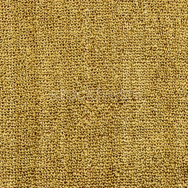 Foto d'archivio: Asciugamano · panno · texture · senape · giallo · alto