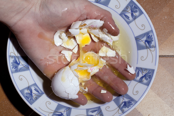 Crushed Egg Stock photo © eldadcarin