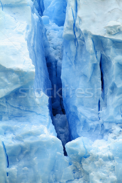 Gletscher Verletzung Lücke Südamerika Natur weiß Stock foto © eldadcarin