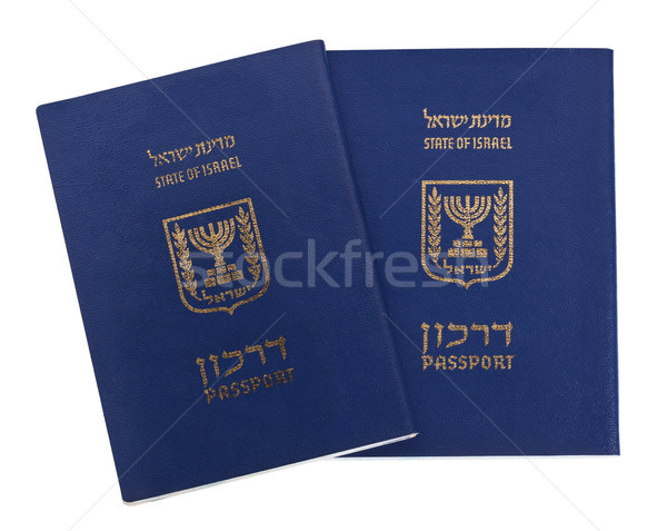 Isolated Israeli Passports Stock photo © eldadcarin