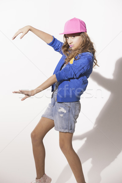 pop style girl Stock photo © Elegies