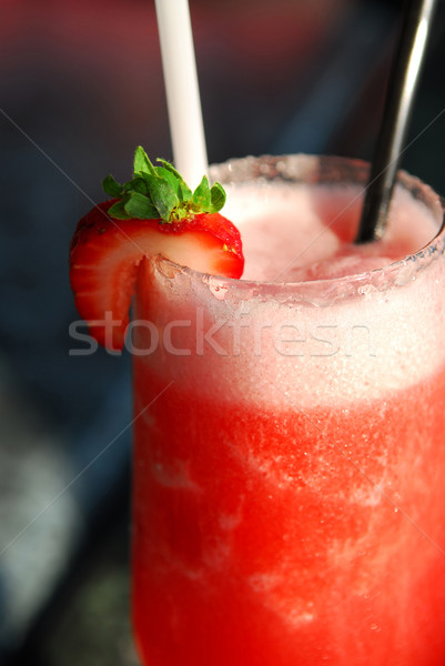 Strawberry daiquiri Stock photo © elenaphoto