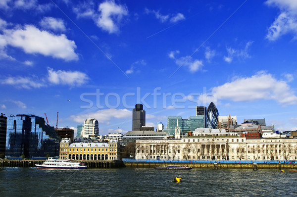 Stock photo: London skyline from Thames river