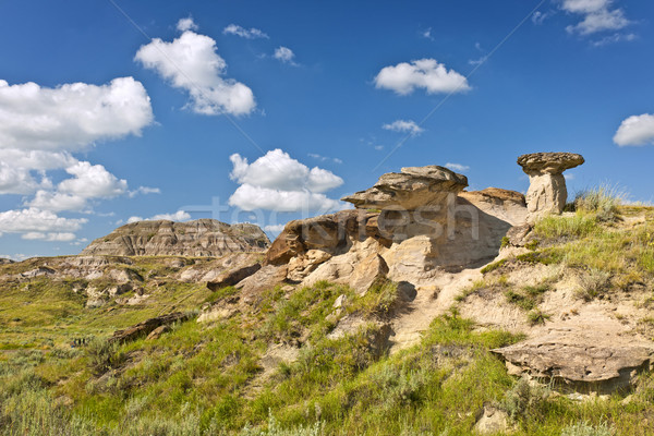 Badlands in Alberta, Canada Stock photo © elenaphoto