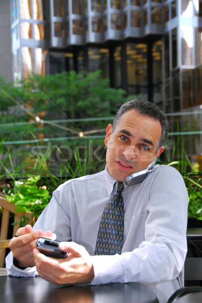 Stock photo: Busy businessman