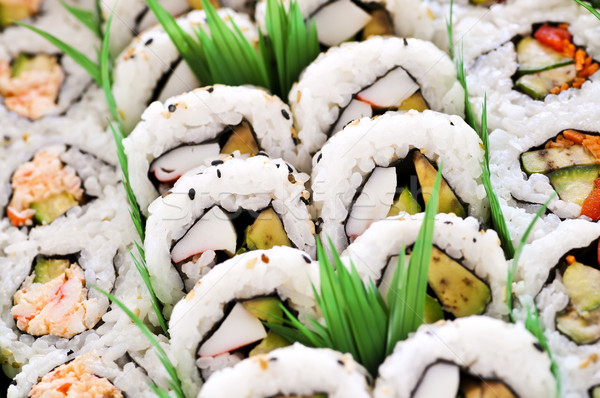 Sushi platter Stock photo © elenaphoto