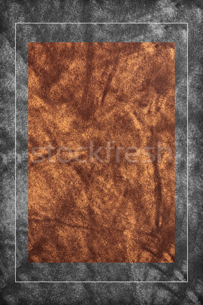 Imitação couro fundo marrom textura Foto stock © elenaphoto