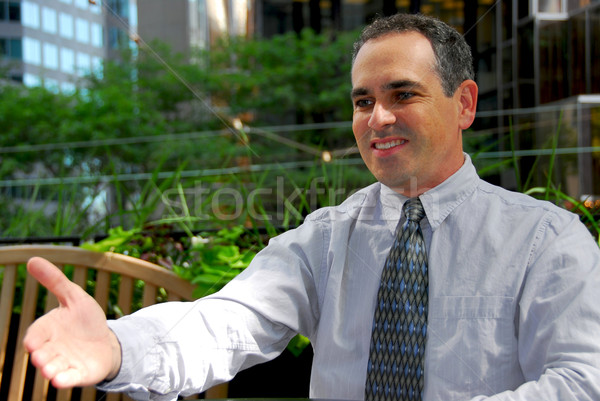 Businessman deal Stock photo © elenaphoto
