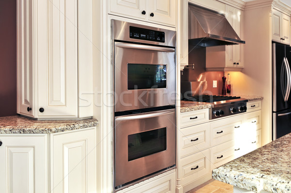 Stock fotó: Konyha · belső · belső · modern · luxus · konyha · rozsdamentes · acél