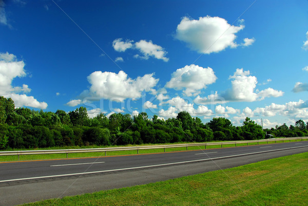 Road and blue sky Stock photo © elenaphoto