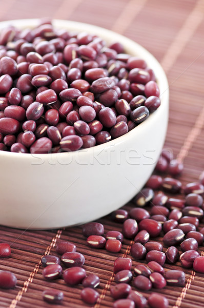 Red adzuki beans Stock photo © elenaphoto