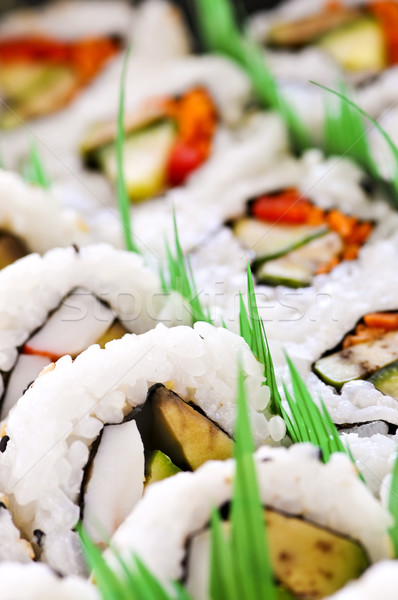 Sushi platter Stock photo © elenaphoto