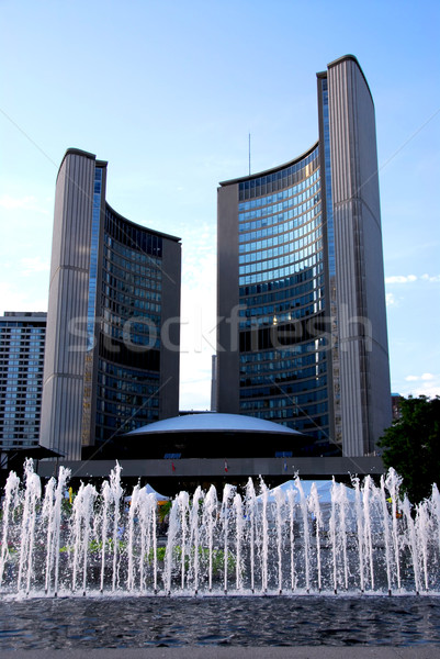 Торонто город зале квадратный центра Канада Сток-фото © elenaphoto