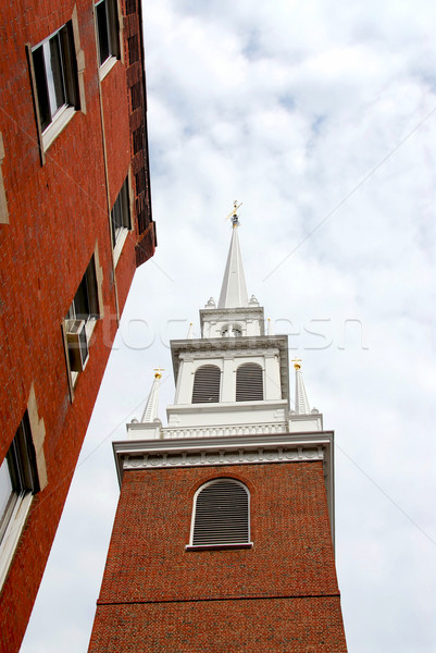 Old North Church in Boston Stock photo © elenaphoto