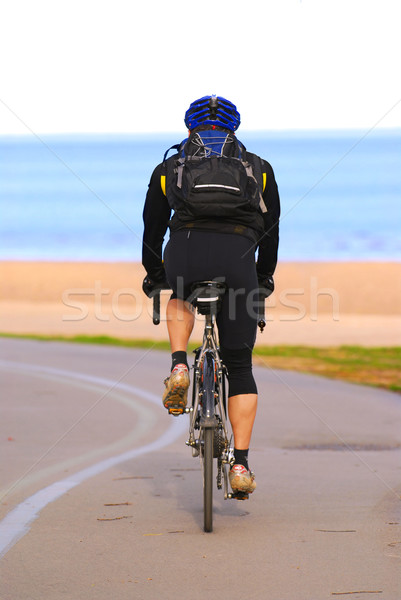 Riding bicycle Stock photo © elenaphoto