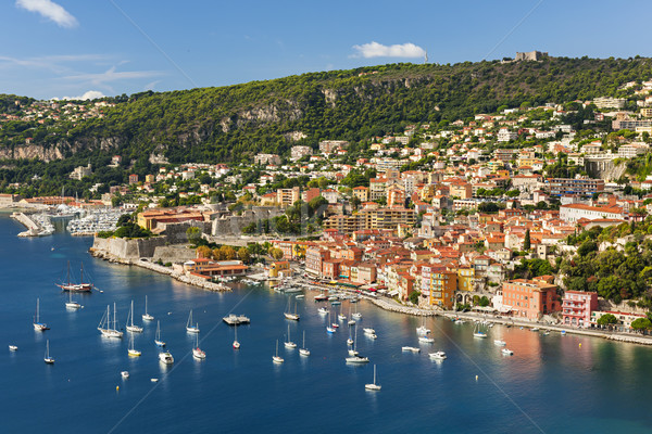 Villefranche-sur-Mer view on French Riviera Stock photo © elenaphoto