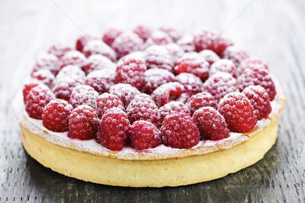 Raspberry tart Stock photo © elenaphoto