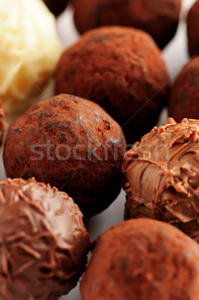 Foto stock: Chocolate · vários · comida · fundo